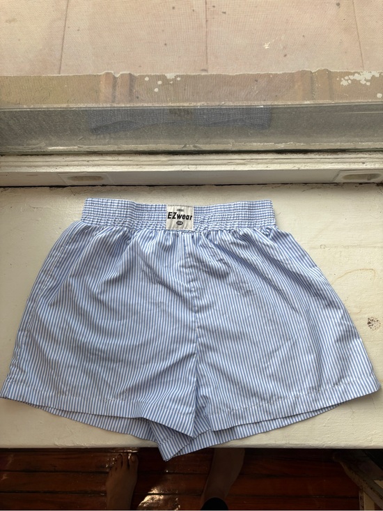 Nevada EZ Wear Pants - Blue Stripe Boxer Shorts | Size S/XS